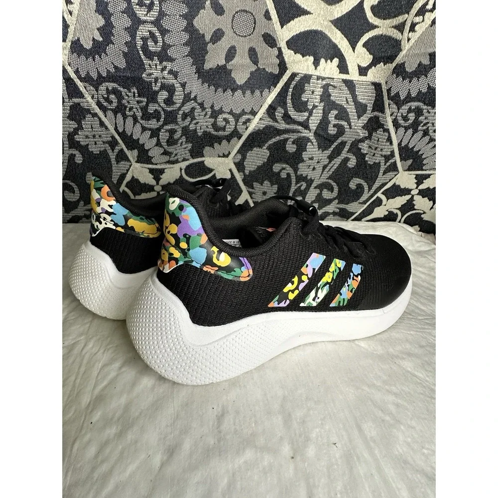 ADIDAS WOMENS PUREMOTION CLOUDFORM COMFORT RUNNING SHOES MULTICOLOR SIZE 8 - Picture 2 of 11
